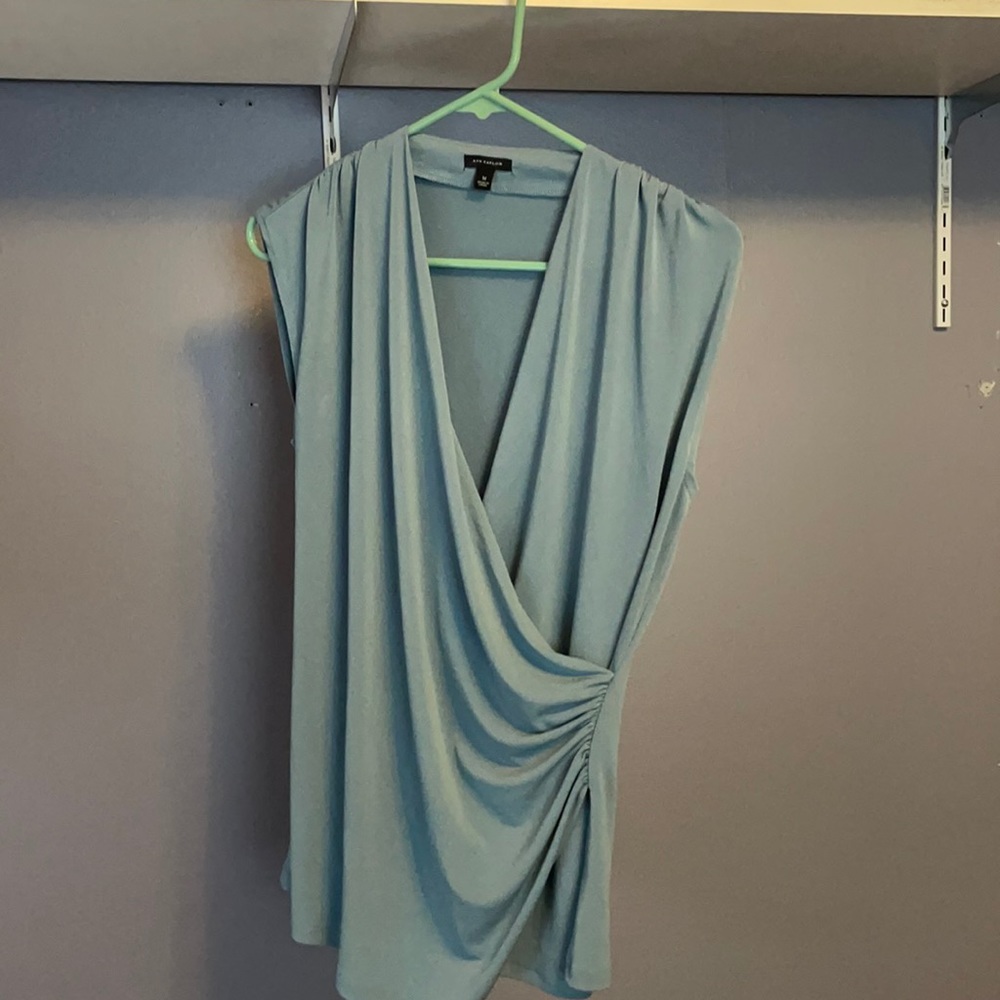 Teal blouse